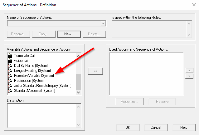 Sequence of Actions