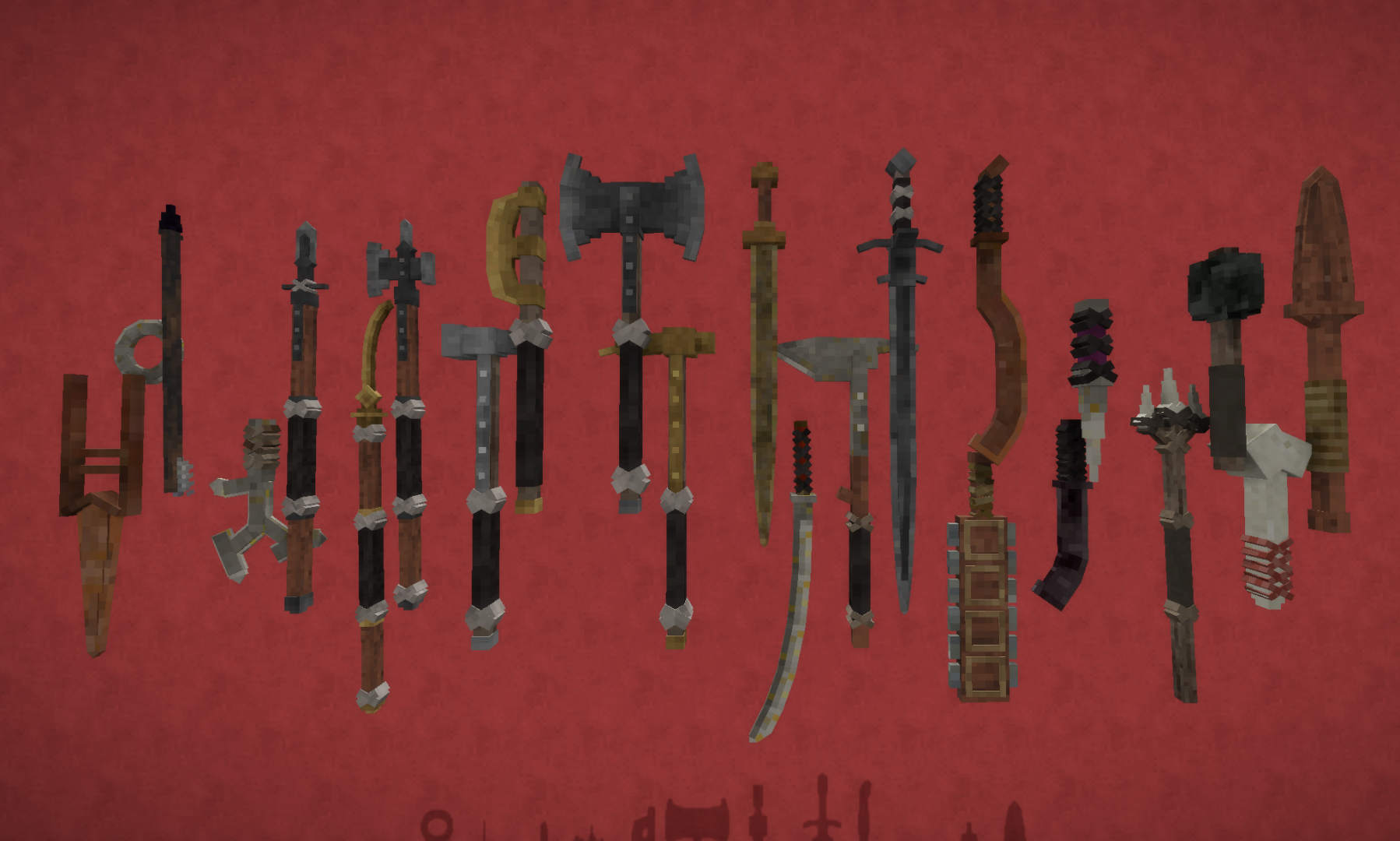 Minecraft: Swords & More Swords Mod Showcase (Adds More Than 25 Swords) 