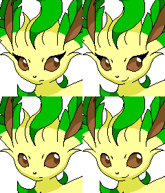 Leafeon portraits